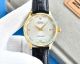 Replica Rolex Datejust Yellow Gold Dial Black Leather Strap Watch 40mm  (1)_th.jpg